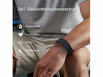 newgen medicals Smarter Fitness-Tracker, App, 24/7-Erfassung, EKG-Überwachung, 180 mAh Elektroniktrade Switzerland