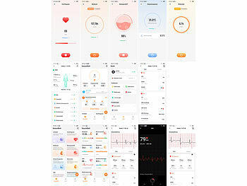 newgen medicals Smarter Fitness-Tracker, App, 24/7-Erfassung, EKG-Überwachung, 180 mAh Elektroniktrade Switzerland