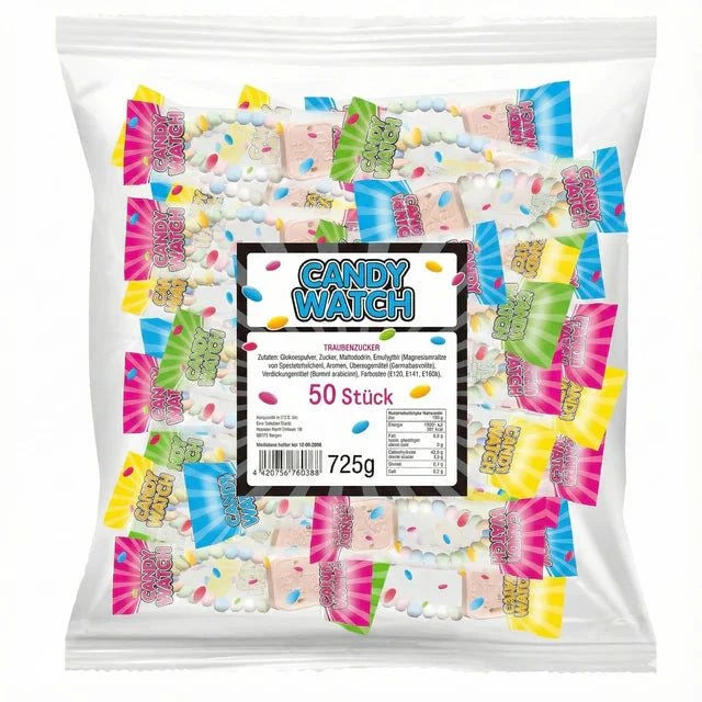 One Solution CANDY WATCH Traubenzucker Uhren 50 Stück / 1 Stück einzeln verpackt Elektroniktrade Switzerland