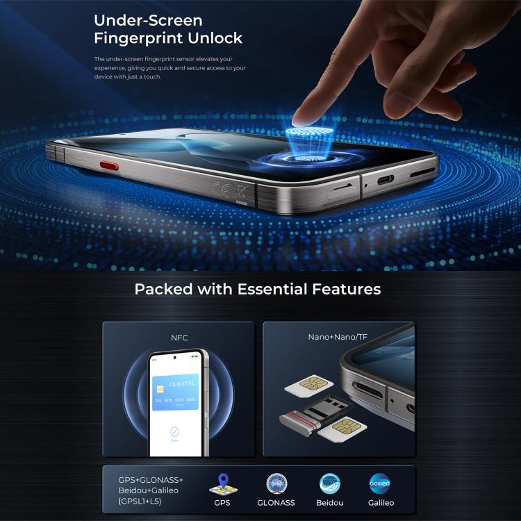 OUKITEL Oukitel WP200 Pro 5G Rugged Phone, 24GB+1TB, Screen Fingerprint, 6.7 inch Android 15.0 MTK Dimensity 8200 Octa-Core, NFC, OTG, Network: 5G Elektroniktrade Switzerland