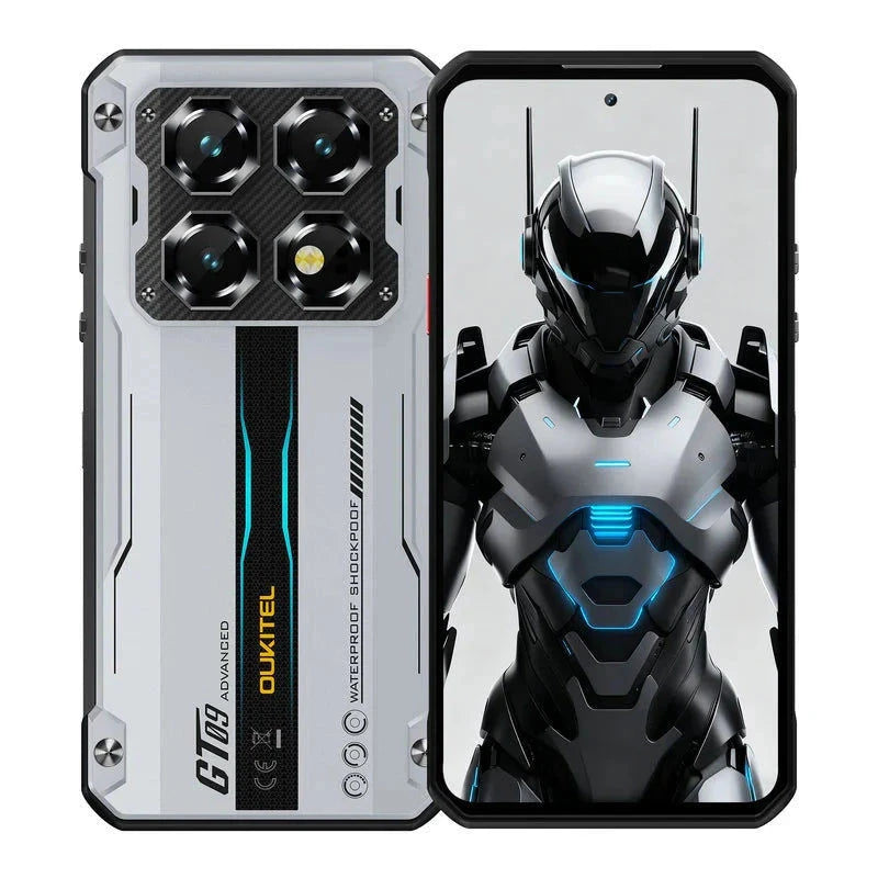 Oukitel Oukitel WP60 5G 7.2'' HD+ Display 10,000mAh Akku 108MP Camera Android 15 In Silber elektroniktrade Switzerland