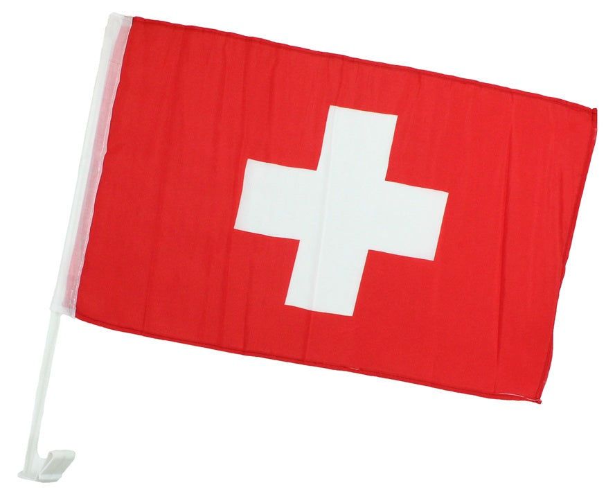 PL Autofahne Schweiz ca 45 x 30 cm elektroniktrade Switzerland