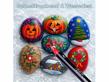 Playtastic Playtastic Acrylstifte-Set mit 48 Farben, 2 Spitzen mit 0,5 und 5 mm, wasserfest Elektroniktrade Switzerland
