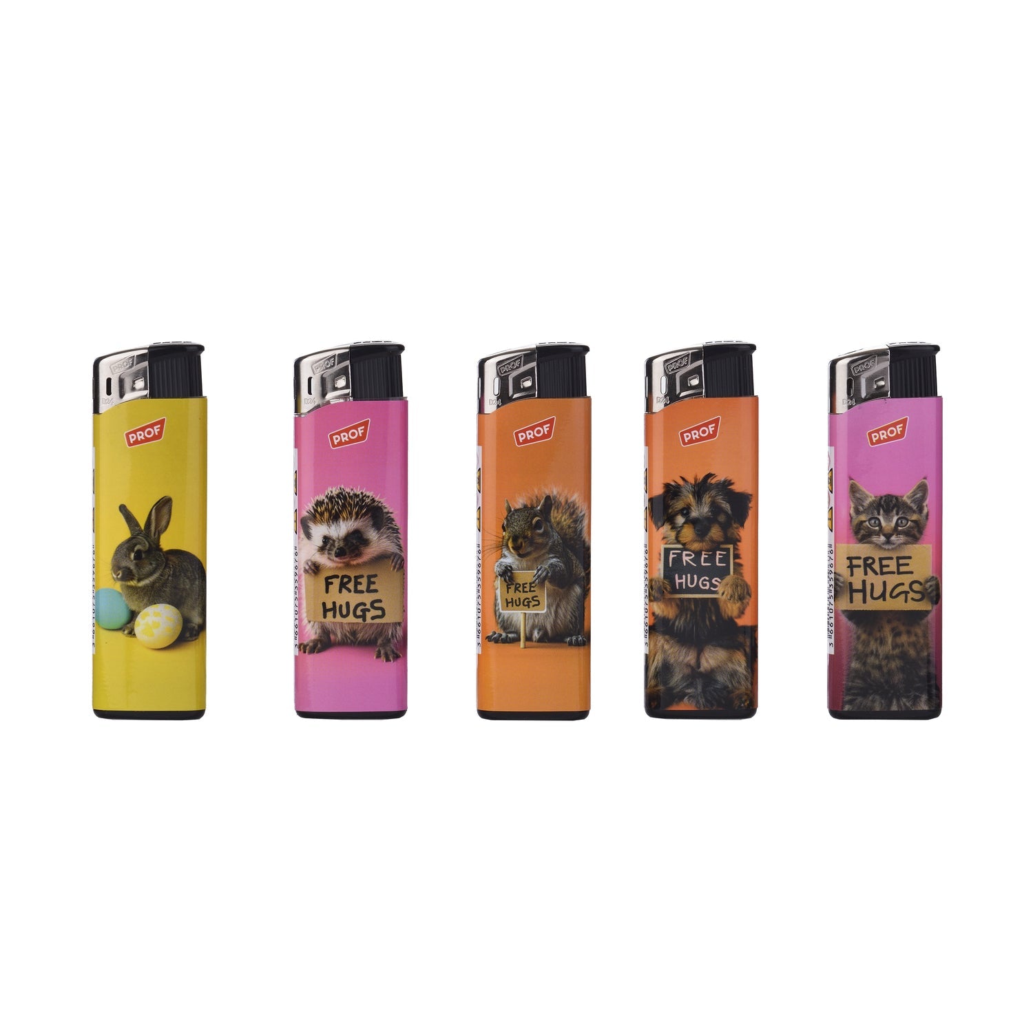 PROF Fixflame Feuerzeug mit verschiedenen Tiermotiven DL50 Elektroniktrade Switzerland