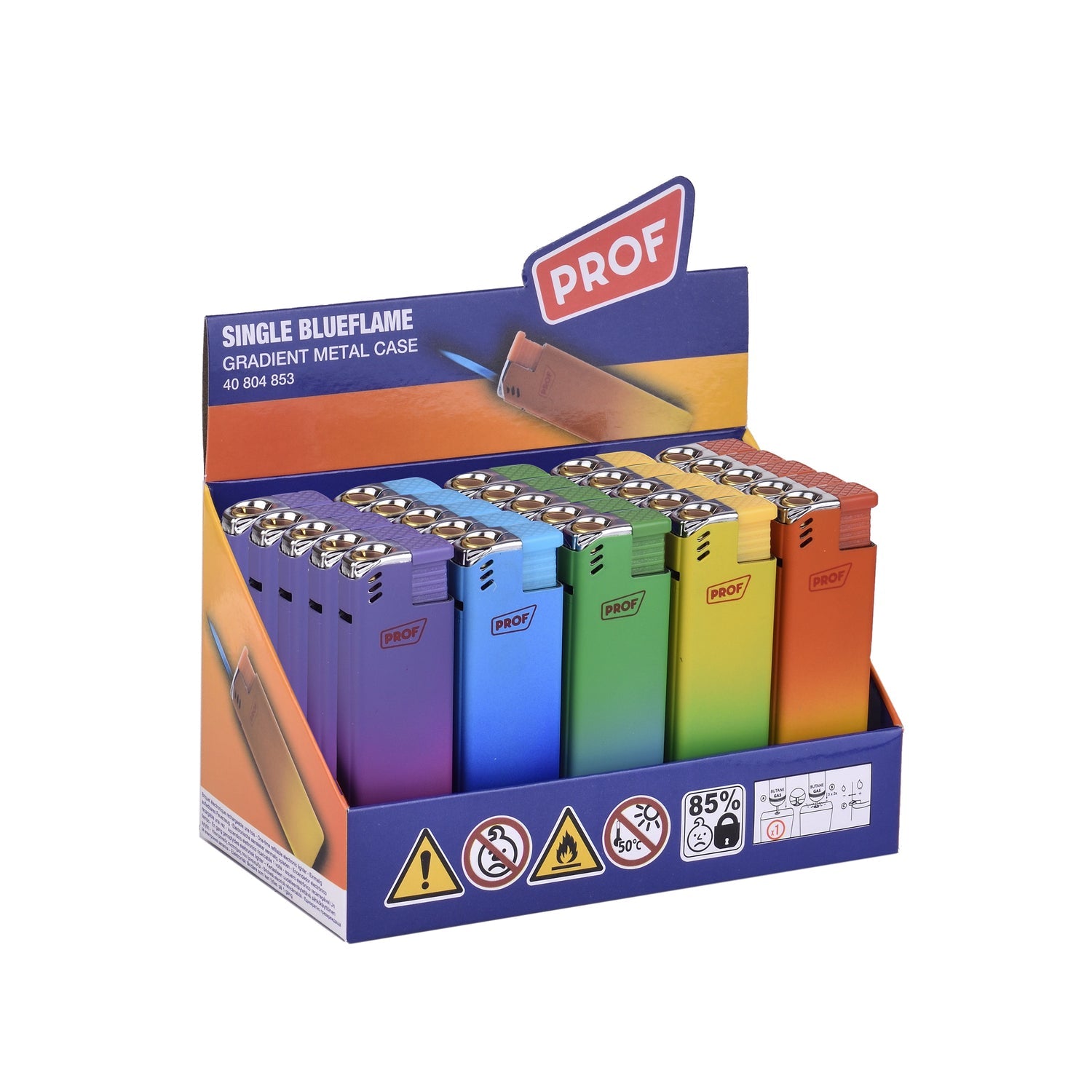 PROF PROF Gradient Jet Feuerzeug mit Metallgehäuse D25 Elektroniktrade Switzerland