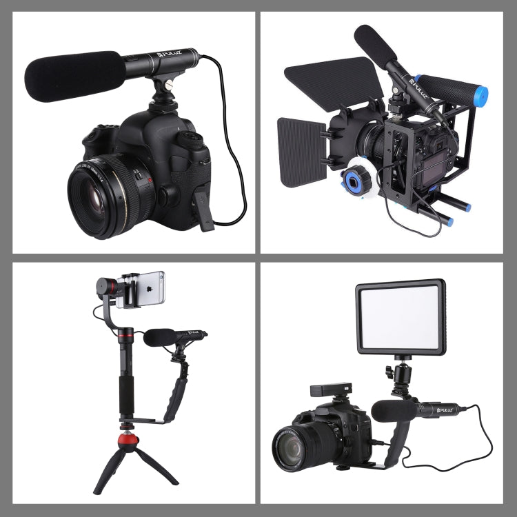 PULUZ PULUZ Professional Interview Kondensator Video Shotgun Mikrofon mit 3,5 mm Audiokabel Elektroniktrade Switzerland