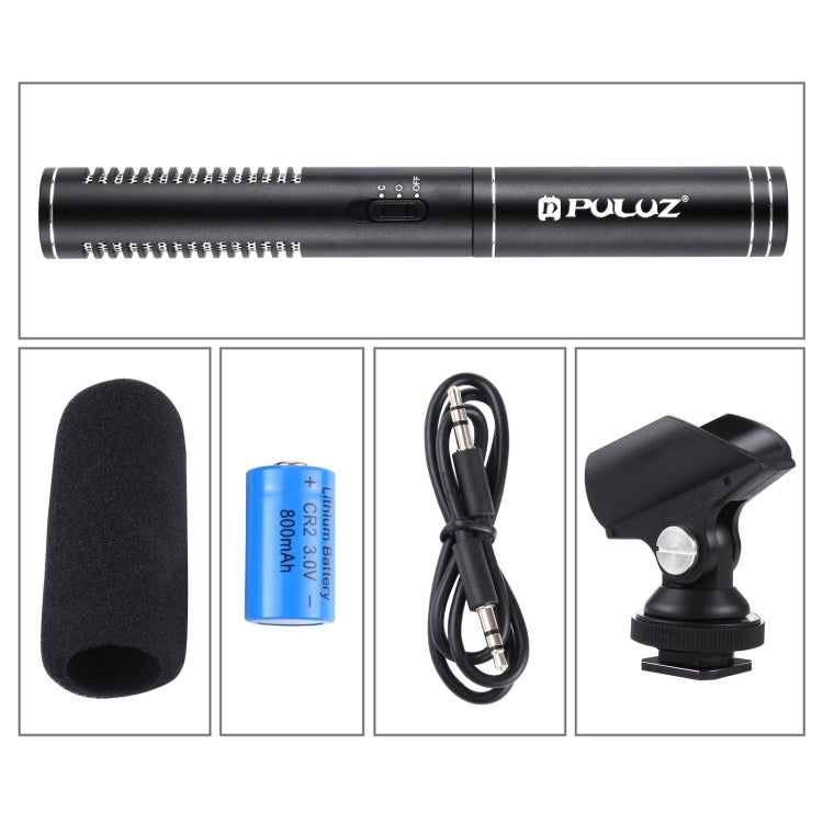 PULUZ PULUZ Professional Interview Kondensator Video Shotgun Mikrofon mit 3,5 mm Audiokabel Elektroniktrade Switzerland