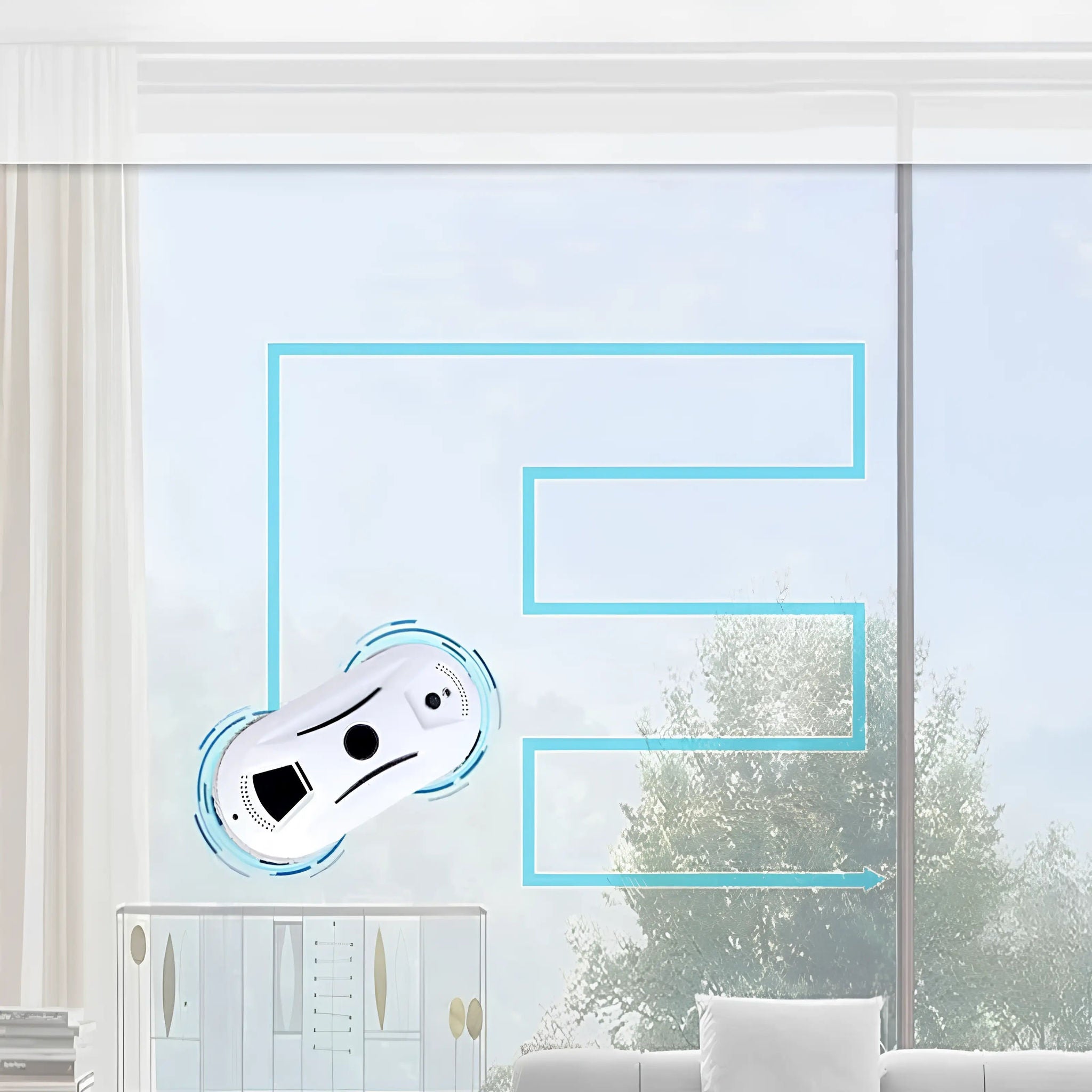 PuRuikai Fensterputzroboter Pro 2.0 mit Fernbedienung & Zubehör Elektroniktrade Switzerland