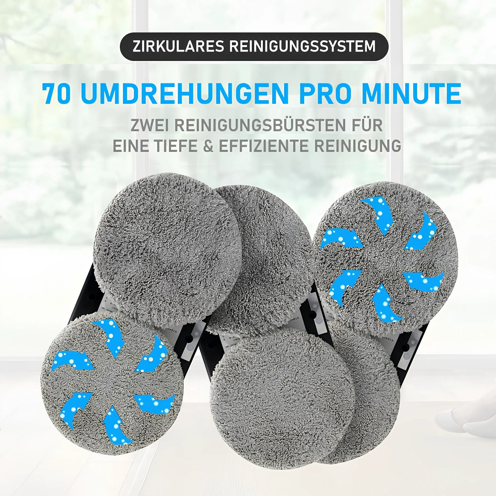 PuRuikai Fensterputzroboter Pro 2.0 mit Fernbedienung & Zubehör elektroniktrade Switzerland