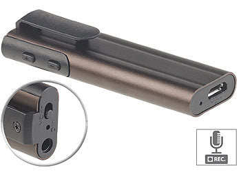 Audio Recorder: auvisio Digitaler Voice-Recorder, geräuschaktivierte Aufnahme, 8 GB erhältlich auf eMall