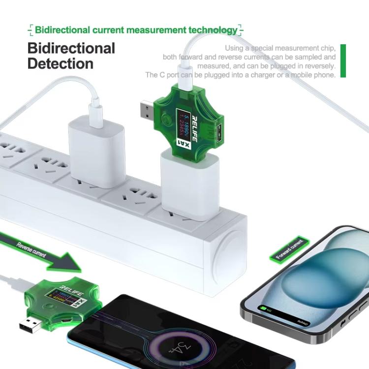 RELIFE Multifunktionales Strom- und Spannungsmessgerät für die Handy-Reparatur, XA1 Elektroniktrade Switzerland