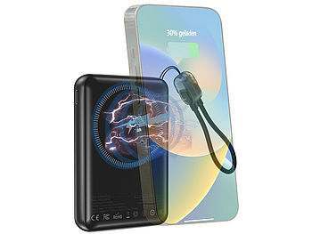 revolt revolt Gaming-Powerbank 10.000 mAh, für Qi und MagSafe, bis 20 W, 200 Spiele elektroniktrade Switzerland