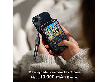 revolt revolt Gaming-Powerbank 10.000 mAh, für Qi und MagSafe, bis 20 W, 200 Spiele elektroniktrade Switzerland