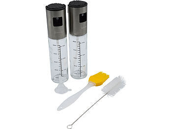 Rosenstein & Söhne 2er-Set Essig-und Öl-Sprüher für Grill, Braten, Kochen, Glas, 100 ml Elektroniktrade Switzerland