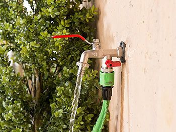Royal Gardineer Royal Gardineer Doppel-Wasserhahn mit Kugelauslaufventil und 1/2-Zoll-Anschluss Elektroniktrade Switzerland