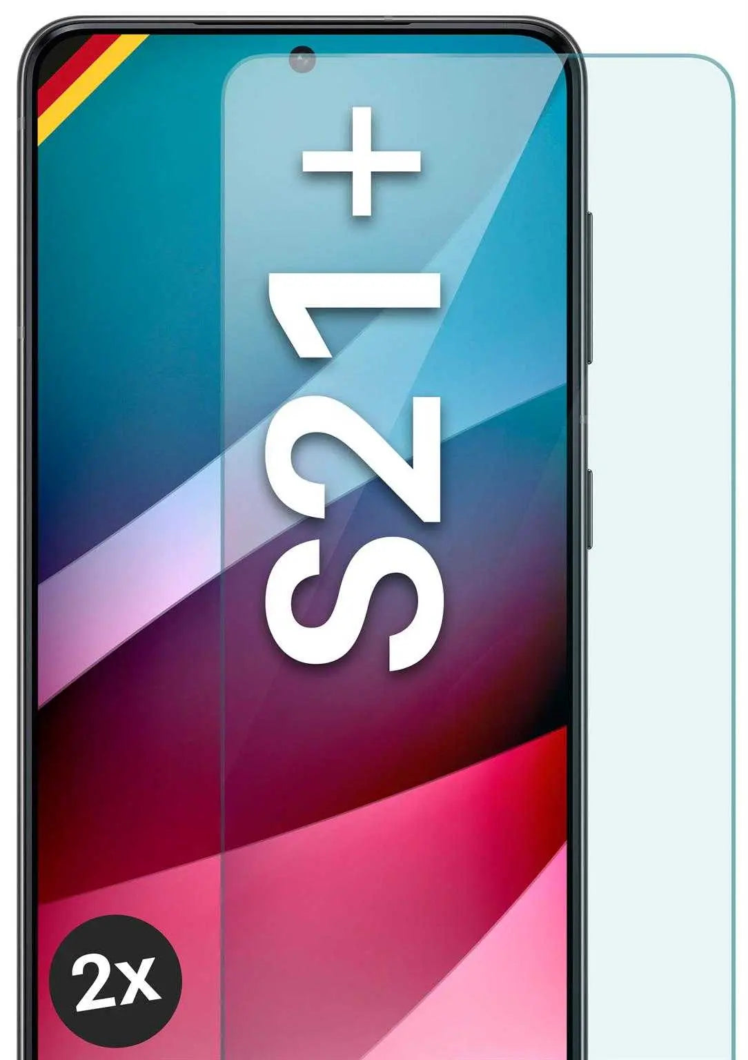 Displayschutz Hartglas für Samsung S21 Plus