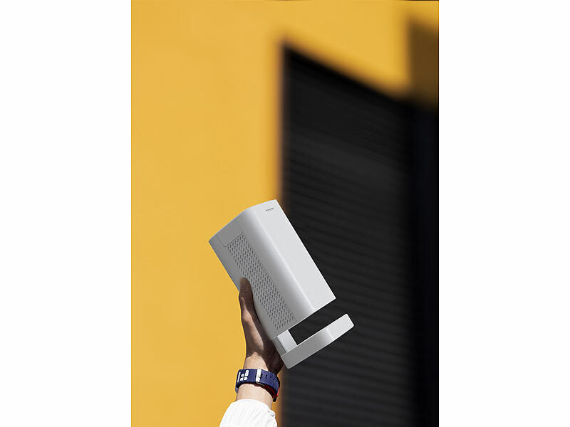 SceneLights WLAN-LED-Mini-Beamer, Full HD nativ, 200 ANSI-lm, 4.800 lm, Bluetooth Elektroniktrade Switzerland