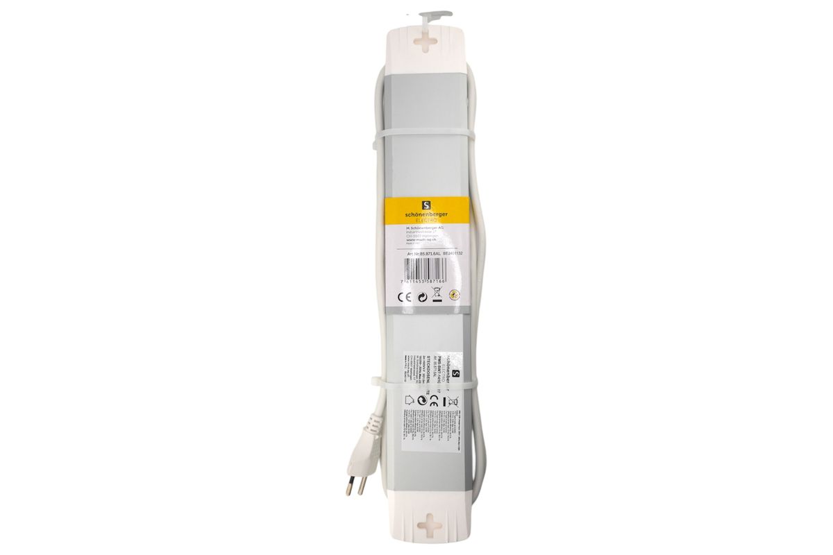Schönenberger ALU Steckdosenleiste USB-C 6xT13, 1x USB-C + 2x USB-A max. 3.4A - PD 20W Elektroniktrade Switzerland