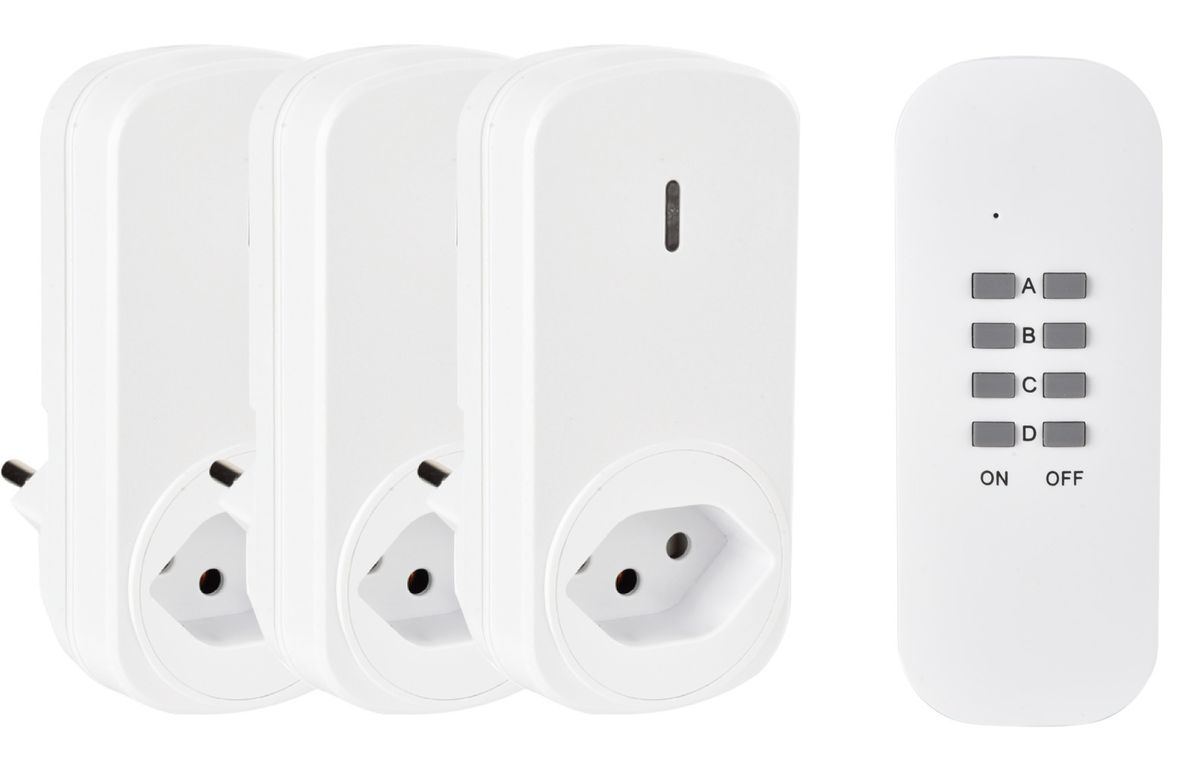 Schönenberger Funkschalter 3er Set, Indoor, 25m Reichweite Elektroniktrade Switzerland