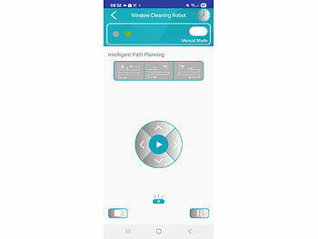 Sichler Haushaltsgeräte Sichler Haushaltsgeräte Fensterputzroboter, Dual-Sprüh-Funktion, Sensoren, Fernbedienung, App elektroniktrade Switzerland