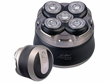 Sichler Men's Care Glatzen- und Kopfrasierer für Herren, wasserfest, Akku, 2 Scher-Stufen Elektroniktrade Switzerland