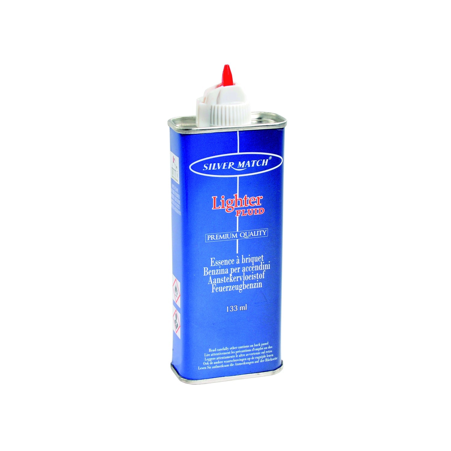 Silver Match Nachfüllflasche für Feuerzeuge, FEUERZEUG BENZIN, 133 ml, DL-12 Elektroniktrade Switzerland
