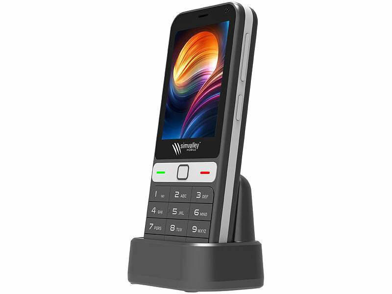 simvalley 4G-Senioren-Handy, Touchdisplay, WhatsApp, SOS-Funktion, GPS, Android elektroniktrade Switzerland