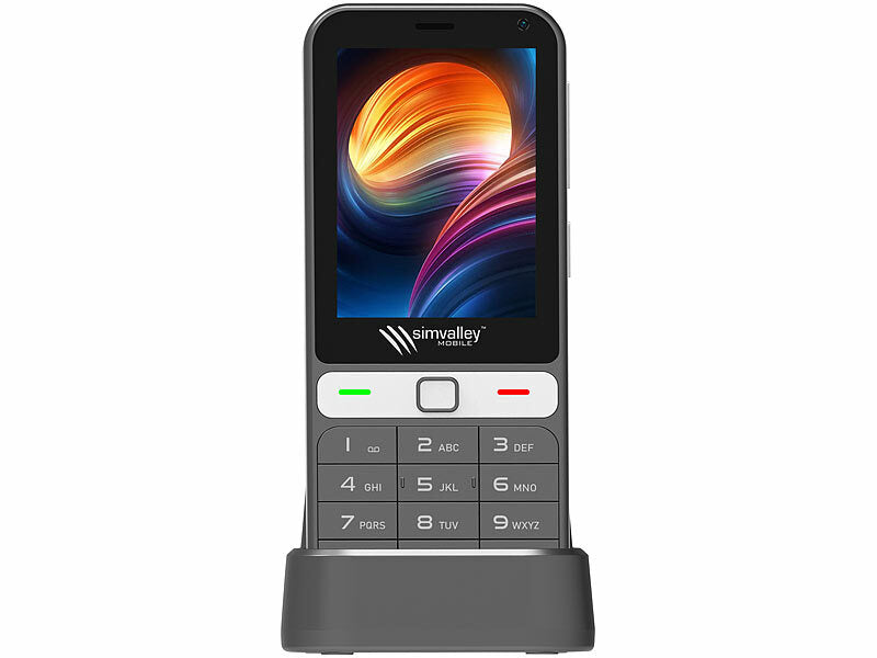 simvalley 4G-Senioren-Handy, Touchdisplay, WhatsApp, SOS-Funktion, GPS, Android elektroniktrade Switzerland