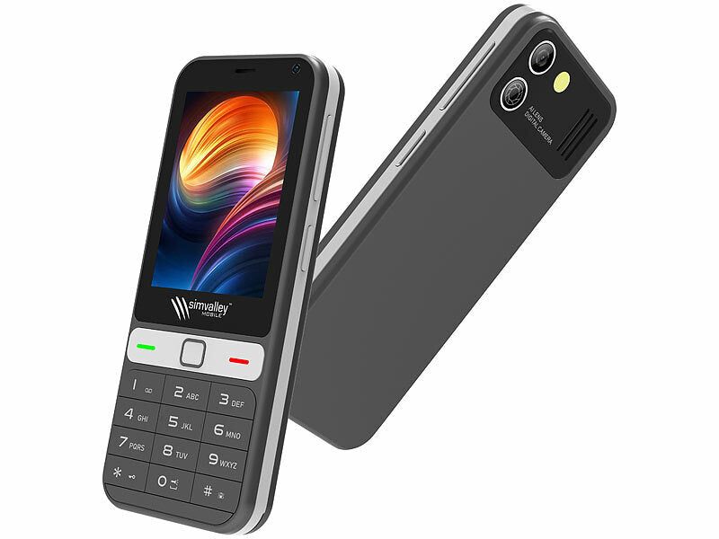 simvalley 4G-Senioren-Handy, Touchdisplay, WhatsApp, SOS-Funktion, GPS, Android elektroniktrade Switzerland