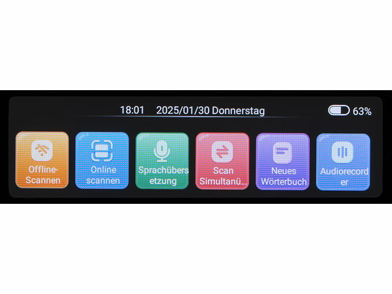 simvalley Übersetzer-Stift, 142 Online-Sprachen, Scan-Funktion, Touch-Display Elektroniktrade Switzerland