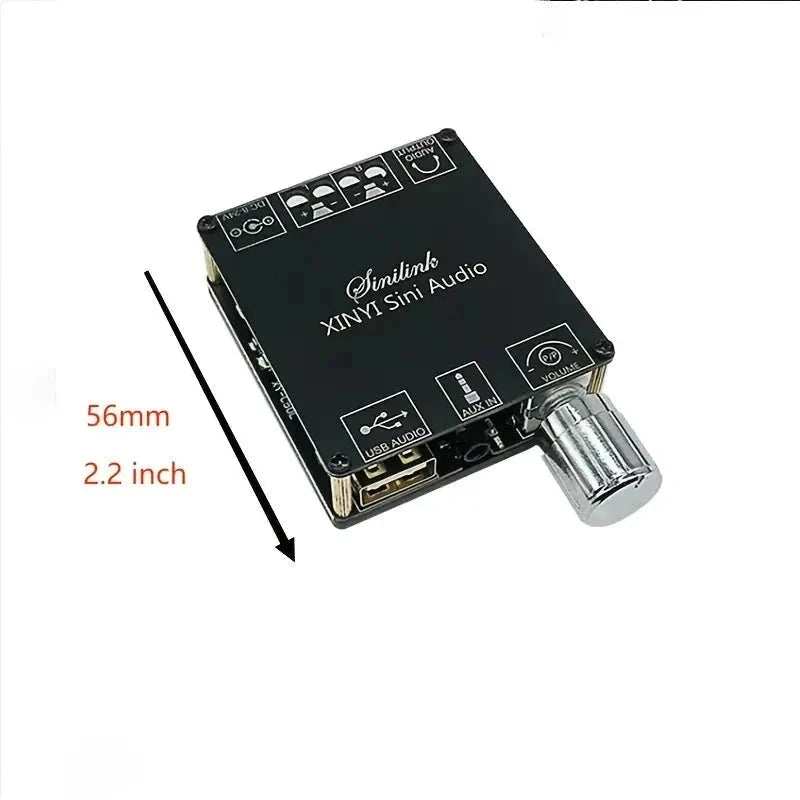 Sinilink Fertiger Mini Bausatz Audio Digital Power Amplifier 50Wx2 BT 5.0 elektroniktrade Switzerland