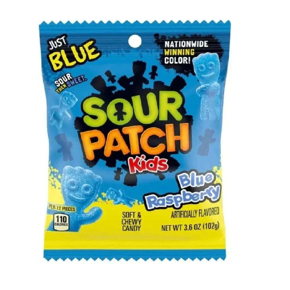 Sour Patch Sauer-Süße Blaue Himbeeren - 130g Tüte elektroniktrade Switzerland