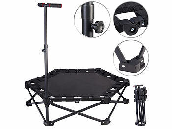 Speeron Klappbares Fitness-Trampolin für Erwachsene, Halte-Griff, 106 cm Ø Elektroniktrade Switzerland