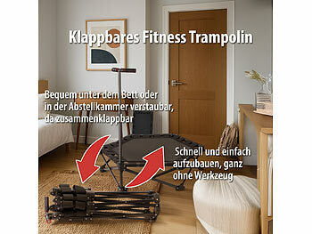Speeron Klappbares Fitness-Trampolin für Erwachsene, Halte-Griff, 106 cm Ø Elektroniktrade Switzerland