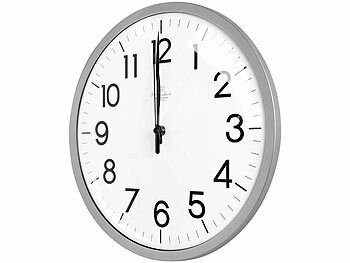 St. Leonhard Funkuhr-Wanduhr: Analoge Funk-Wanduhr, hohe Genauigkeit, 33 x 5 cm Elektroniktrade Switzerland