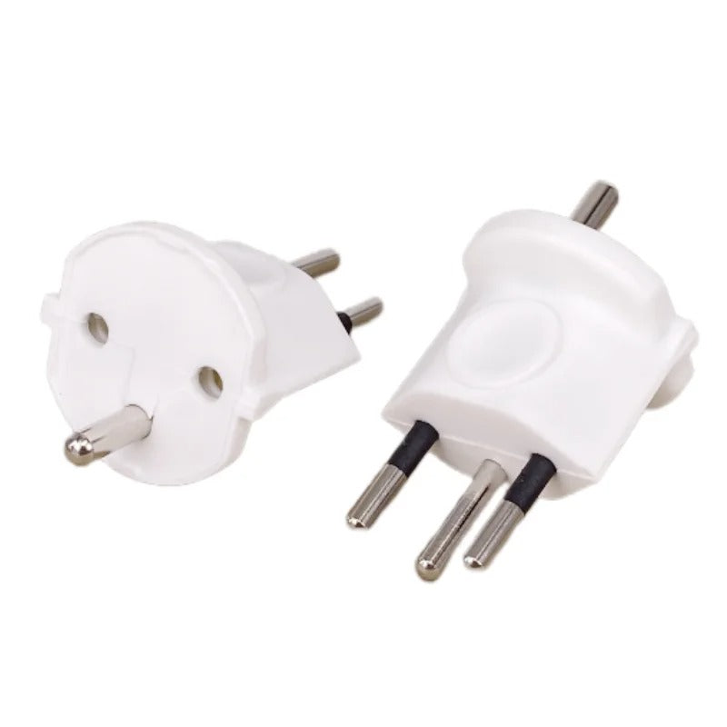 STEFFEN Fix Adapter SchuKo Konturenstecker – T12 weiss elektroniktrade Switzerland
