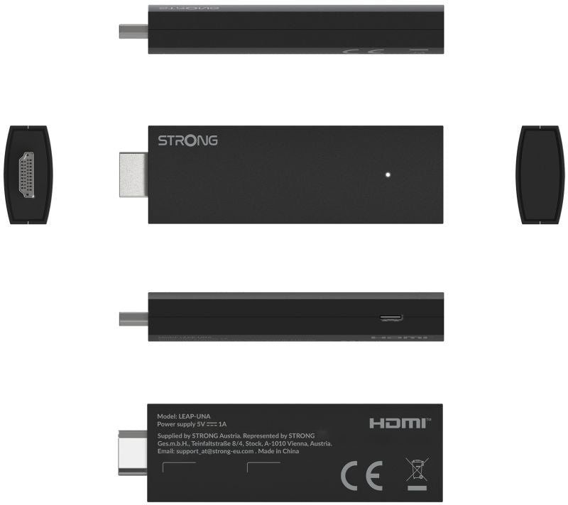 STRONG Android TV-Stick LEAP-UNA STRONG Elektroniktrade Switzerland