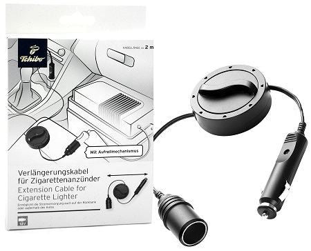 TCM Tchibo Verlängerungskabel für Zigarettenanzünder 2m