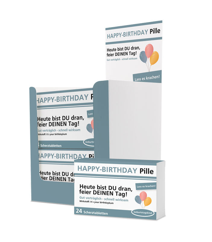 TI Scherztablette Happy Birthday Pille Elektroniktrade Switzerland