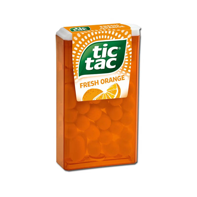 Tic Tac Ferrero Tic Tac fresh orange Dragee-Bonbon, 18g Packung elektroniktrade Switzerland