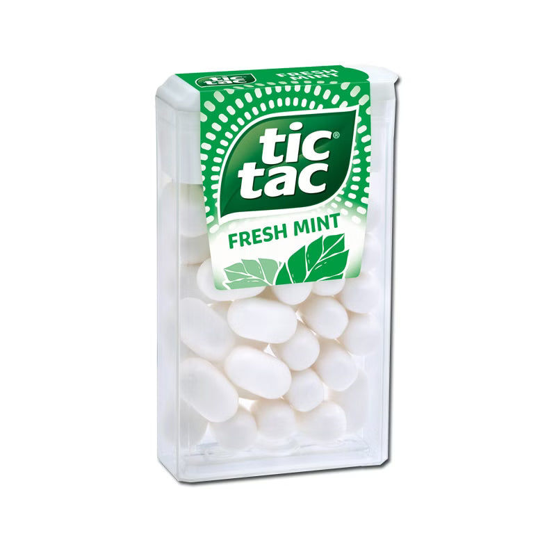 Tic Tac Frische Minze Tic Tac Dragee-Bonbons, 18g Packung elektroniktrade Switzerland