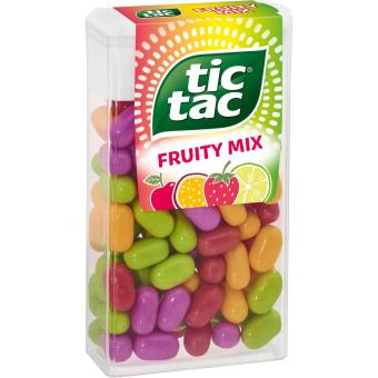 Ferrero Tic Tac Fruity Mix, Dragree-Bonbon, 18g Packung