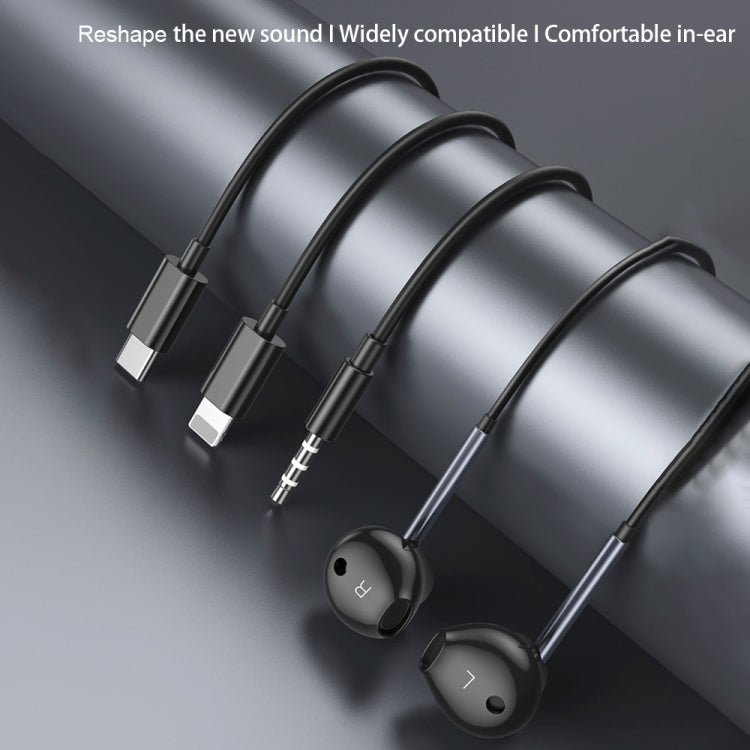 TOTU TOTU EP-3 In-Ear-Kopfhörer mit Kabel, Länge: 1,2 m, Steckertyp: USB-C / Typ C Elektroniktrade Switzerland