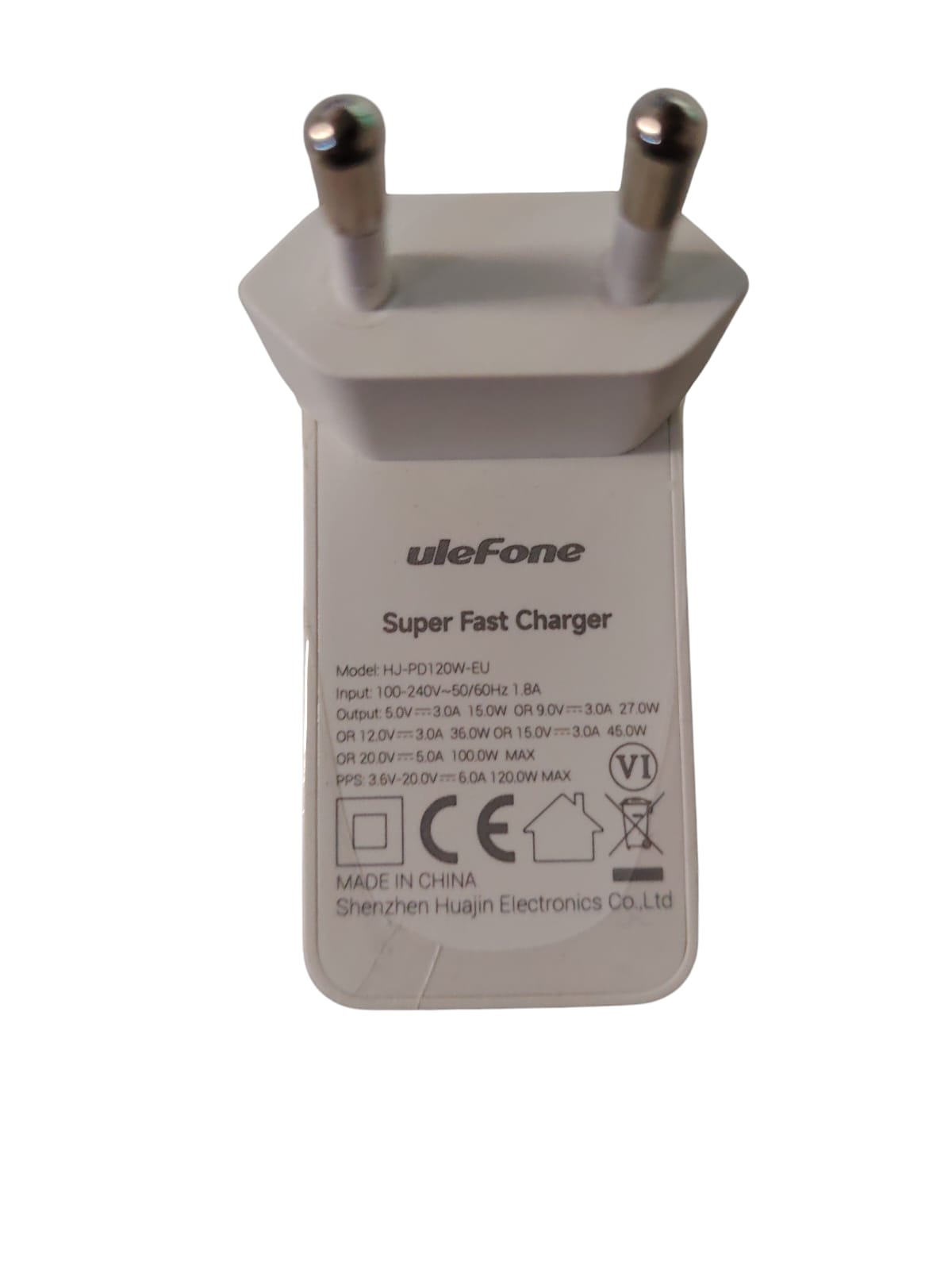 Ulefone Original Ladegerät 20V6A 120W für Armor 23/26/28 Serie Weiss Elektroniktrade Switzerland