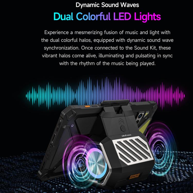 Ulefone Tragbarer Ulefone-Halter, kabelloser Bluetooth-Lautsprecher für Ulefone Armor Pad 4/4 Ultra, For Ulefone Armor Pad 4 / 4 Ultra Elektroniktrade Switzerland