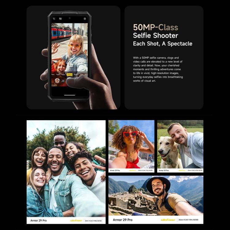 Ulefone Ulefone Armor 29 Pro Thermal Version – 16 GB + 512 GB, Nachtsicht, 6,67 Zoll + 1,04 Zoll Display, Android 15 elektroniktrade Switzerland