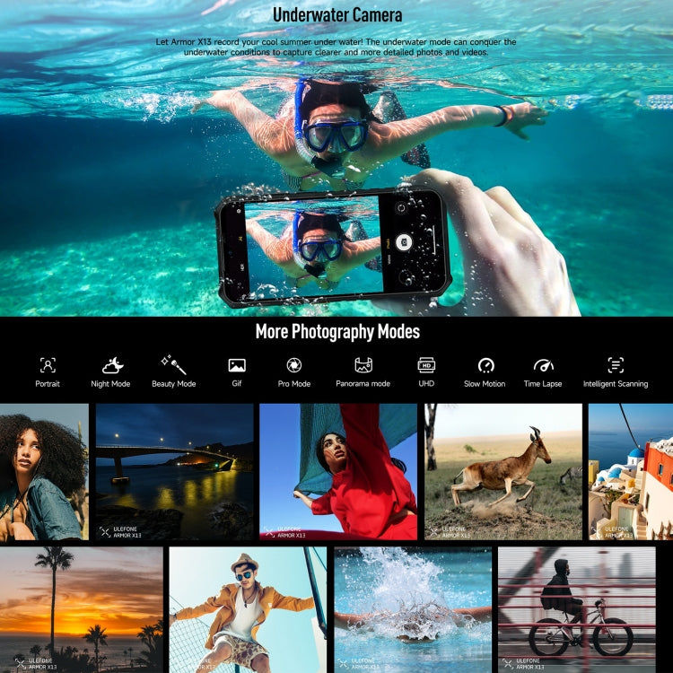 Ulefone Ulefone Armor X13, Robustes IP68/IP69K-Telefon, 6,52 Zoll Octa Core Elektroniktrade Switzerland