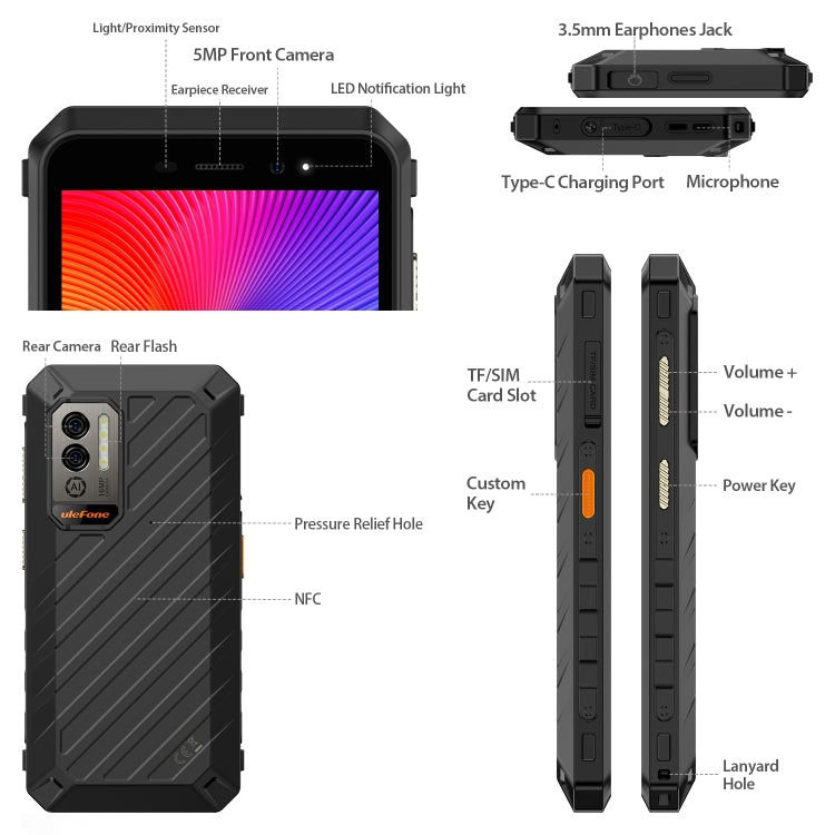 Ulefone Ulefone Power Armor X11 Pro Robustes Telefon, 4 GB + 64 GB Elektroniktrade Switzerland