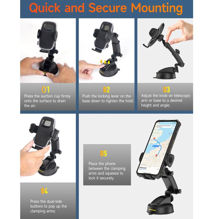 Ulefone Ulefone UAN16 Armor Mount Auto-/Tisch-Handyhalterung, verbessertes Modell, UAN16 elektroniktrade Switzerland