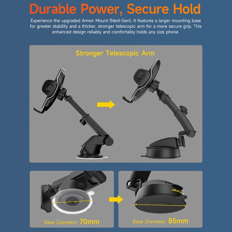 Ulefone Ulefone UAN16 Armor Mount Auto-/Tisch-Handyhalterung, verbessertes Modell, UAN16 elektroniktrade Switzerland